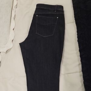 White House Black Market Dark Denim Straight Leg Jeans